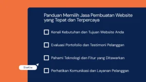 Panduan Memilih Jasa Pembuatan Website yang Tepat dan Terpercaya